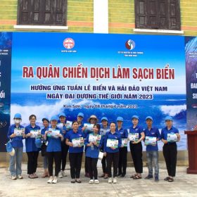 Ra quân chiến dịch làm sạch biển, hưởng ứng Tuần lễ Biển và Hải đảo Việt Nam – Ngày đại dương thế giới năm 2023