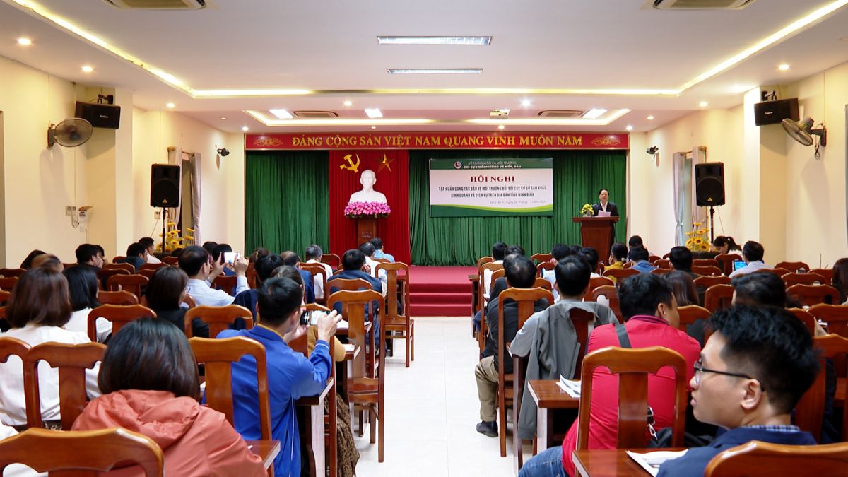 Sở Tài nguyên và Môi trường tập huấn công tác bảo vệ môi trường