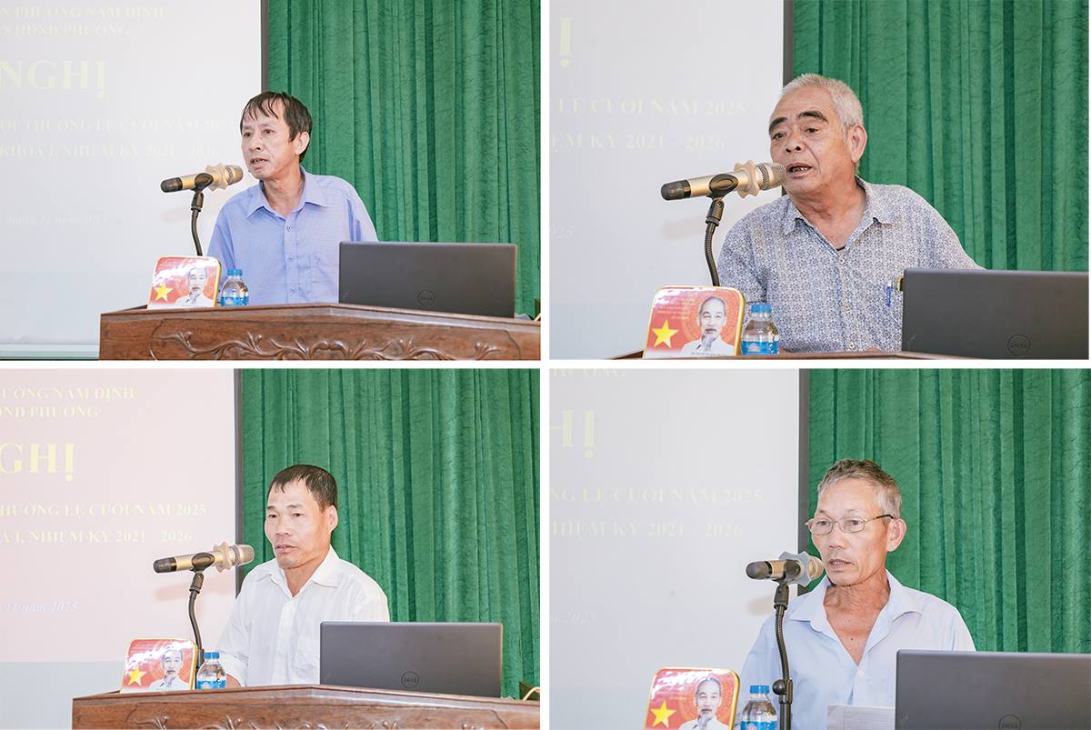 Tổ đại biểu số 08 HĐND phường Nam Định tiếp xúc cử tri trước kỳ họp thường lệ cuối năm 2025,