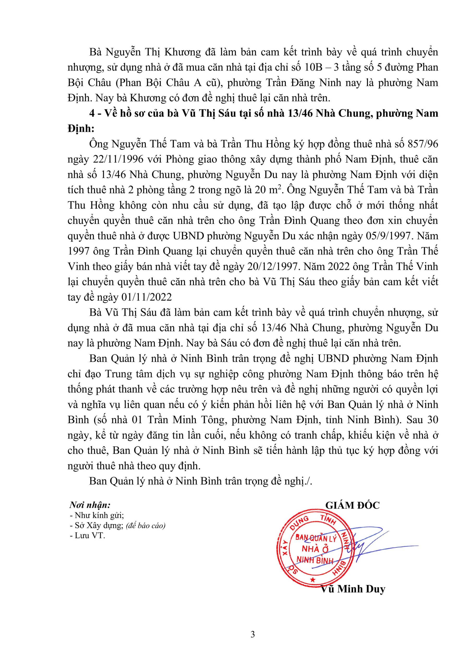 Đăng tin đối với Hồ sơ nhận chuyển nhượng quyền thuê nhà ở cũ thuộc tài sản công trước ngày 06/06/2013